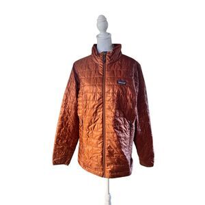 Patagonia Women's Nano Puff Lightweight Insulated Jacket Burnished Red Sz XL NWT
